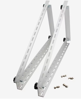 Structure de trépied en aluminium pour panneaux solaires sur toit plat et balcon, système de montage triangulaire réglable