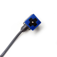 Vanne Solénoïde 24V DC 3+PE avec Connecteur de Câble PUR Étanche IP67, Longueur 3m, 100% Authentique, En Stock pour Applications Industrielles