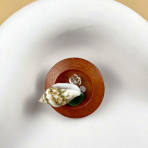 Boutons en bois naturel invisibles tissés et sculptés, style simple, pour cheongsam, hanfu, tricot, vente en gros - Product Image 3