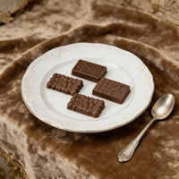 Moule en silicone rectangulaire 12 cavités pour chocolat, style Dubaï, best-seller transfrontalier, facile à démouler, résistant aux hautes températures, pour gâteaux