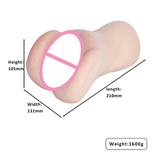 Venta al por mayor de silicona artificial de bolsillo coño juguete sexual masajeador Vagina juguetes anales para hombres silicona masturbación masculina taza de avión - Product Image 6