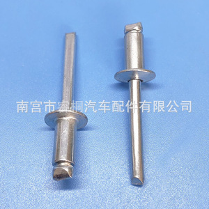 Rivet aveugle à tête plate et ronde Shuangxuan, type ouvert, 6.3*13, acier, usage général - Product Image 4