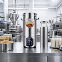 Machine à lait de soja professionnelle en acier inoxydable 11L 2000W pour la production en lot en cuisine centralisée, durable