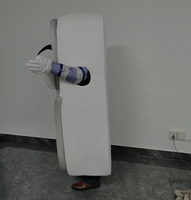 Costume de mascotte professionnel personnalisé en peluche en forme de trombone de bureau, modèle Ciel Bleu 2025, pour adultes unisexe, pour spectacle publicitaire extérieur