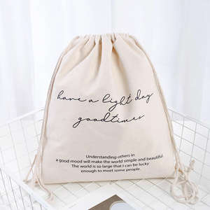 Custom Logo Printed Cotton <b>Linen</b> <b>Candle</b> Soap Pouch Eco Friendly Gift Drawstring Bag - Product Image 2