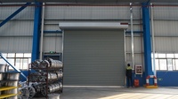 Porte de sécurité automatique en aluminium résistante au vent avec grande ouverture pour supermarché