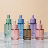 Flacon compte-gouttes en verre personnalisé avec logo gravé, luxe cosmétique, capacité 10, 20, 30, 50 ml, pour huiles essentielles, soins de la peau, mascara, barbe, cheveux