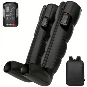 Professional Home Foot Calf Massager Full Leg Recovery Air Compression <strong>Boots</strong> with <strong>Heat</strong> and Wireless Remote Control - Product Image 1