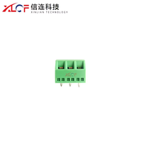 Bornier à vis pour PCB 3,81 mm >30 AWG 10A, style européen, contact en laiton, vis en acier, isolation PBT, 2-24 pôles, 2500V, 300V (surtension)