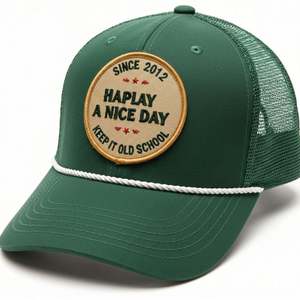 Gorra Trucker de Malla Unisex de 6 Paneles al por Mayor con Logotipo Bordado Personalizado, Algodón de Alta Calidad, a Rayas, de Moda, para Exteriores, Estilo Hip Hop con Cordón - Product Image 2