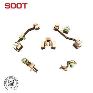 Kunden spezifische 6-polige Steckdosen stempel teile Metall kontakt teile der Steckdosen leiste - Product Image 3