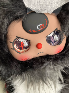 Figurine de collection Baby Three <span class=keywords><strong>Angel</strong></span> <span class=keywords><strong>Demon</strong></span> 400% Limited Furry Plush Blind Box Toy, Ornement de bureau, Vente en gros - Product Image 5