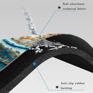 Tapis de bain absorbant en diatomite à séchage rapide, tapis de sol de salle de bain antidérapant imprimé sur mesure - Product Image 3