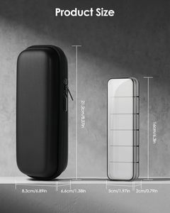 Estuche para afeitadora EVA para hombre Estuche de transporte de muñeca portátil Bolsa con cremallera para <span class=keywords><strong>Gillette</strong></span> Barba Trimmer - Product Image 5