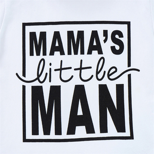 ชุดเสื้อผ้าเด็กผู้ชาย RTS สำหรับเด็กวัยหัดเดิน ชุดฤดูร้อนสำหรับเด็กทารก พิมพ์ลายตัวอักษร พร้อมส่ง - Product Image 6