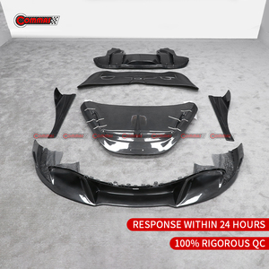Kit de carrocería de fibra de carbono seca estilo Vors para McLaren 720S: Labio delantero, labio trasero, guardabarros y faldones laterales. - Product Image 5