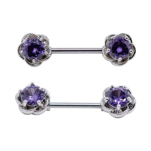 <span class=keywords><strong>De</strong></span> moda <span class=keywords><strong>de</strong></span> cristal <span class=keywords><strong>de</strong></span> circón <span class=keywords><strong>de</strong></span> pezón barra joyería <span class=keywords><strong>piercing</strong></span> del cuerpo - Product Image 2