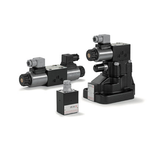 Valvola di controllo direzionale a solenoide a centro chiuso a 4/3 vie DHA-0631/2/M24DC25/BT, ISO 4401 misura 06 (CETOP 3), 24V DC, controllo manuale - Product Image 1