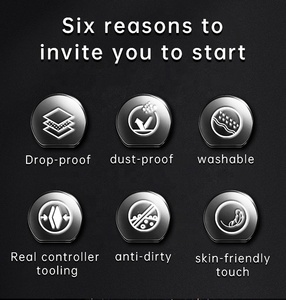 ستار ترك مقاوم للانزلاق مافيك <span class=keywords><strong>3</strong></span> برو مقاوم للماء واقي جهاز الإرسال جهاز التحكم عن بعد سيليكون كفر ل djji RC إكسسوارات برو - Product Image 5