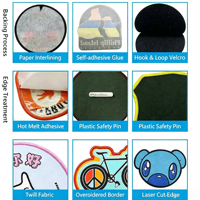 Patch brodé en PVC à appliquer pour vêtements de bébé, motif fille de dessin animé mignon, en tissu toile écologique, idéal pour les chapeaux