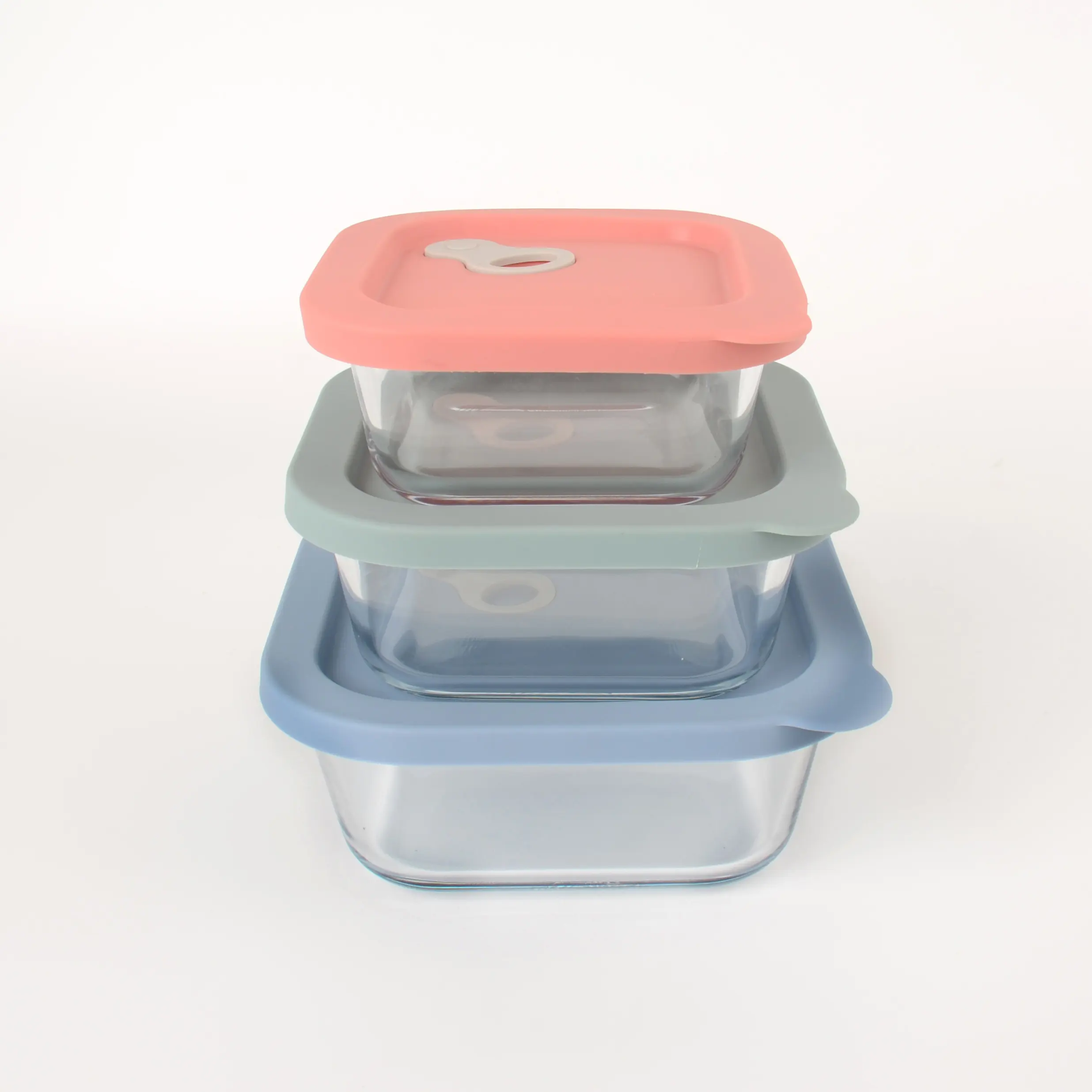 Glass food container high borosilicate glass lunch box with lid