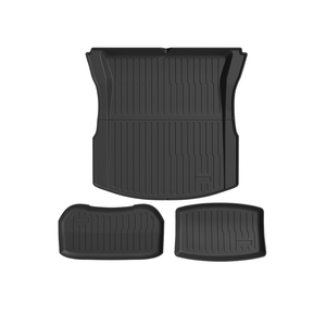 Huanjing อุปกรณ์เสริมภายในรถแม่พิมพ์หรูหรา TPE <span class=keywords><strong>frunk</strong></span> mats <span class=keywords><strong>Tesla</strong></span> รุ่น3ไฮแลนด์รุ่น <span class=keywords><strong>Y</strong></span> จูนิเปอร์รับประกัน18เดือน - Product Image 3