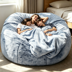 Canapé-lit <span class=keywords><strong>Letao</strong></span> Tao inclinable et pivotant, surdimensionné, en peluche, confortable, 3-en-1, enveloppant, pour salon, hôtel et villa - Product Image 4