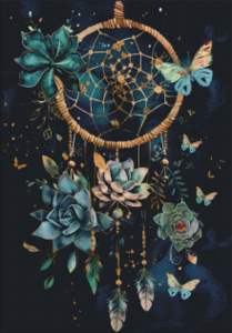 COOLEVE personnalisé carré AB bricolage diamant peinture classique <span class=keywords><strong>attrape</strong></span>-rêves fleur Animal Portrait pour adulte décor à la maison pour la Saint-Valentin - Product Image 2