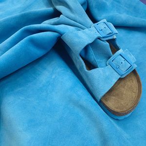 Ante de vaca, cuero dividido de vaca, tela de <span class=keywords><strong>piel</strong></span> de vaca genuina para hacer <span class=keywords><strong>sandalias</strong></span>, zapatos, bolsos - Product Image 1