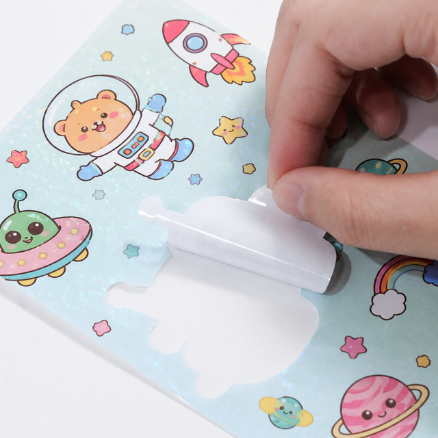 Custom UV Printed Adhesive Vinyl Kiss-Cut Sticker Sheet Waterproof Packaging Labels for Consumer Electronics (Computer Mobile