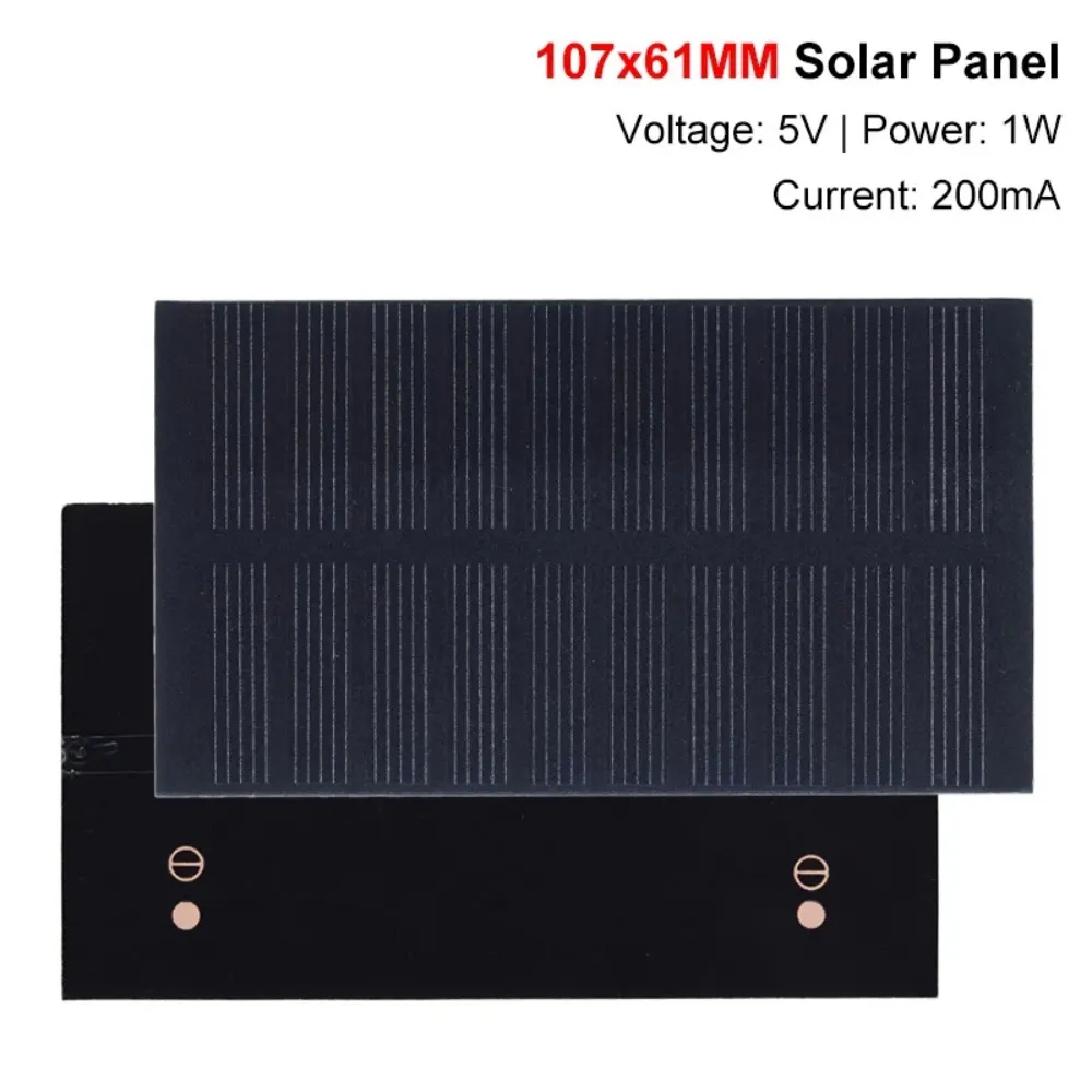smart electronics Solar Panel 1W 5V electronic DIY Small Solar Panel for Cellular Phone Charger Home Light Toy etc Solar Cell