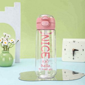 JUPENG Brand Straw Water <b>Bottle</b> With 650Ml Capacity and PC Plastic Material for Food Safety Reusable <b>Bottle</b> - Product Image 5