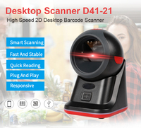 Escáner de código de barras con cable para supermercado, escáner de escaneo con terminal de escritorio fijo, 1d, 2d, qr, precio, einscan