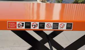 800kg 1500mm 1,5m Hubhöhe Mini-Element Klappbarer Griff Manueller Hydraulischer Scherenhubtisch - Product Image 6