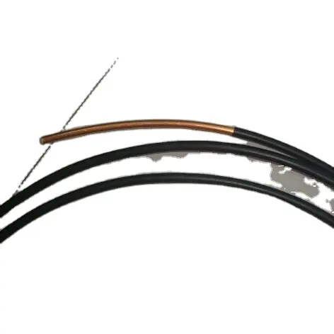 Tubo de cobre recubierto de plástico de PVC para aire acondicionado, Conector de conexión de 7/8, 8mm, 6mm, 15mm, 10mm, negro, ASTM B819