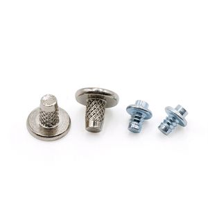 Patrón recto personalizado hebilla invertida <span class=keywords><strong>flor</strong></span> conexión excedente 304 Acero inoxidable moleteado pin remaches sólidos - Product Image 3