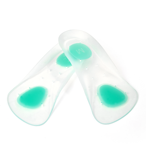 Plantillas de Silicona Médica Suave 3/4 para Aliviar el Dolor de Fascitis Plantar, Espolón Calcáneo, Callosidades y Callos, Masaje Metatarsal - Product Image 1