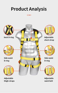 Protección Contra Caídas Arnes De De Segurira Para Constructor Arnes De Rescate - Product Image 5