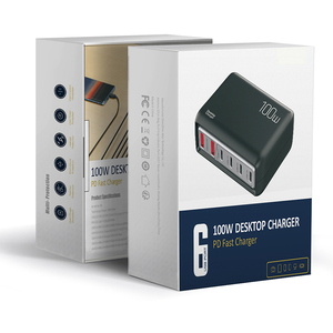 Chargeur <span class=keywords><strong>de</strong></span> bureau 100W 6 ports <span class=keywords><strong>Station</strong></span> <span class=keywords><strong>de</strong></span> <span class=keywords><strong>charge</strong></span> <span class=keywords><strong>multi</strong></span>-téléphone pour iPhone pour Airpods PD Universal Type C USB One Charger pour tous - Product Image 5