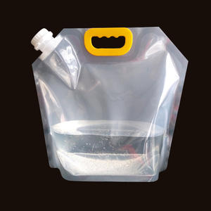 Sac à eau portable rectangulaire 10-20L de qualité alimentaire avec bec verseur et poignée pour usage extérieur - Product Image 2