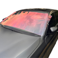 Film pour pare-brise de voiture Chameleon PET, couleur irisée changeante, blocage UV à 99%, isolation thermique, anti-explosion