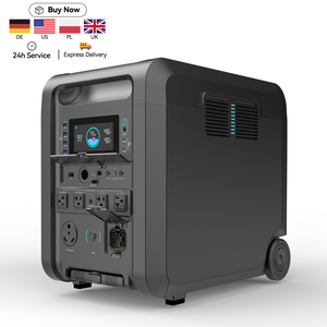 Generador Solar Portátil con Batería LiFePO4 de 8400W Pico, Estación de Energía Portátil 110V 220V UPS 4200W 6144wh, Diseño Red Dot - Product Image 3