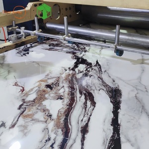 Không thấm nước nhẹ bóng Laminate <span class=keywords><strong>PVC</strong></span> tấm đá cẩm thạch cho trang trí nội thất tấm Tường - Product Image 1