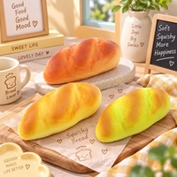 Roti Gulung Bunga Besar PU Mainan Squishy Slow Rebound Model Makanan Realistis Mainan Pereda Stres Alat Pajangan