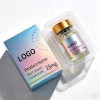 Boîtes et étiquettes personnalisées en carton blanc pour flacons de 3 ml, 5 ml, 10 ml, emballage de flacons rechargeables