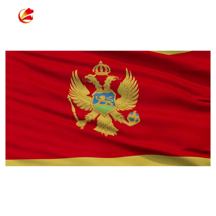 Muestra gratis, doble cosido, grande, 3x5, impresión personalizada, bandera nacional de país de Albania