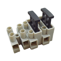 BELEKS 450V Bloque de Terminales de Fusibles de Empalme Fijo 5x20mm, Portafusibles con Carcasa PA66 (V2) y Contacto de Cobre, con Protector de Cable