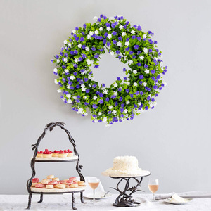 Guirnalda Artificial de Primavera de 17.7 Pulgadas, Estilo Rústico y Colorido, para Colgar en la Puerta Principal, Letrero de Bienvenida, Decoración para el Hogar para Todas las Estaciones - Product Image 3