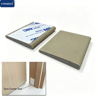 KMT-M0542 Joints en vinyle enveloppés de mousse pour interstices de portes, bloquent les courants d'air, l'air, la lumière et les insectes, remplisseur d'interstices résistant aux intempéries
