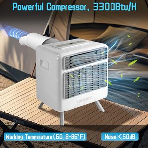 Aire Acondicionado Portátil Karinear de 3300 BTU y 110V con Manguera para Uso en Carpas de Camping - Product Image 5